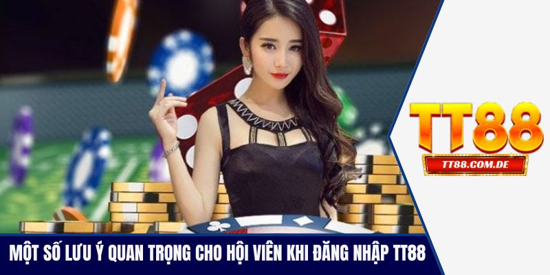 Một số lưu ý quan trọng cho hội viên khi đăng nhập TT88